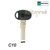 Mieszkaniowy 073 - klucz surowy mosiężny - Mottura C10